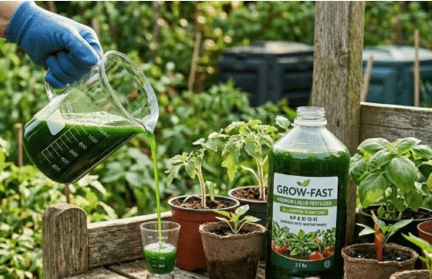 Liquid fertilizer for indoor plants